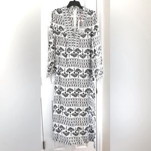 NEW! NWT Antonio Melani x The Nat Note, size L, linen dress, BEAUTIFUL ON!